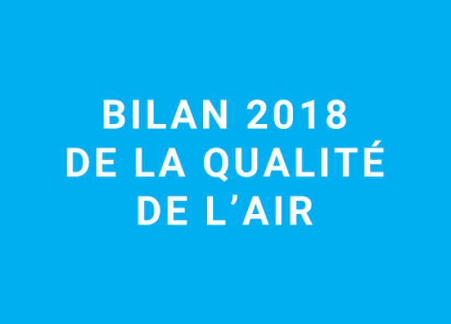 Visuel bilan 2018 qualité de l'air