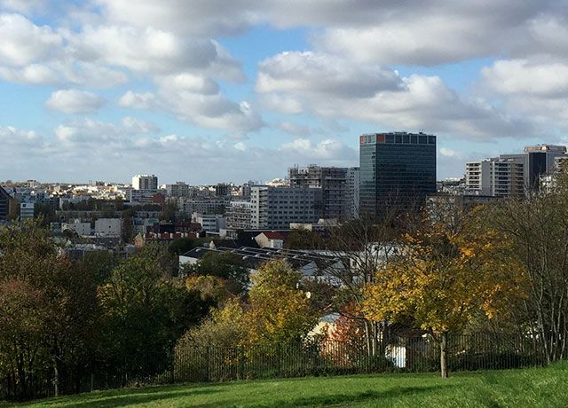 Photo d'une vue du grand Paris