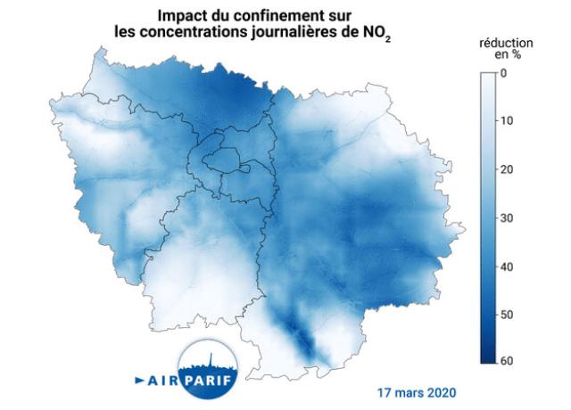 Visuel carte impact des mesures de confinement