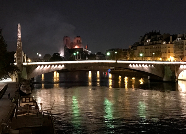 Visuel incendie Notre-Dame