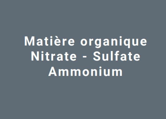 Matière organique