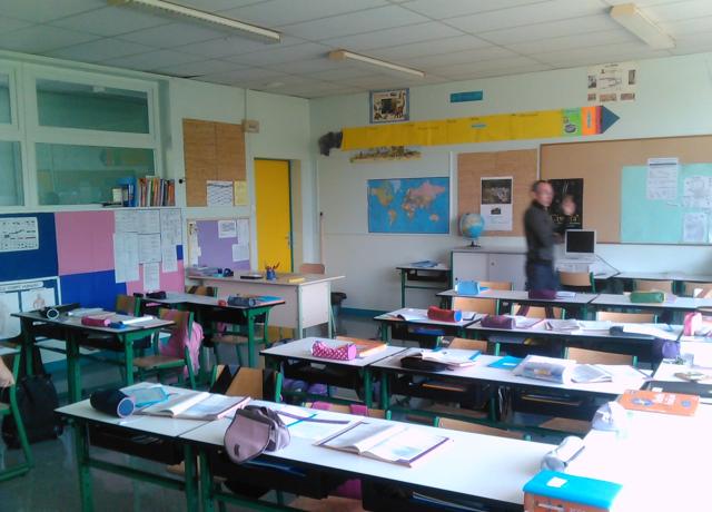 Photo d'une salle d'école